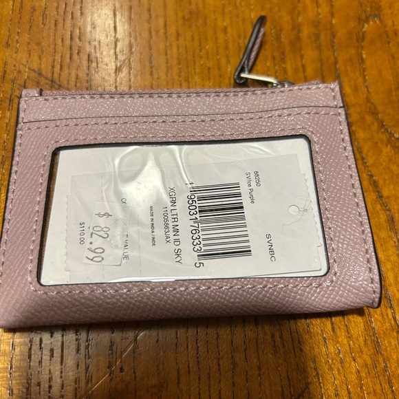 Coach Mini Skinny ID Keychain Wallet in Ice Purple NWT!! - Picture 4 of 10